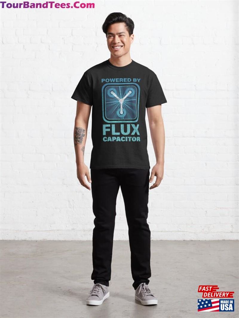 Powered By Flux Capacitor Back To The Future Classic T-Shirt 29Uf147079 – Utopia Fashion