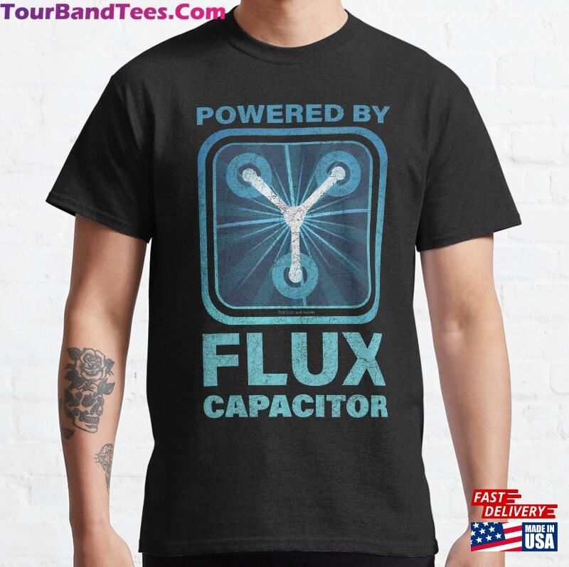 Powered By Flux Capacitor Back To The Future Classic T-Shirt 29Uf147079 – Utopia Fashion