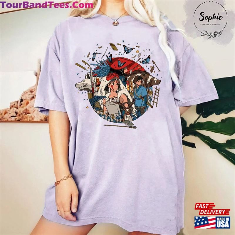 Princess Mononoke T-Shirt Ghibli Shirt Hayao Miyazaki Hoodie 29Uf163768 – Utopia Fashion