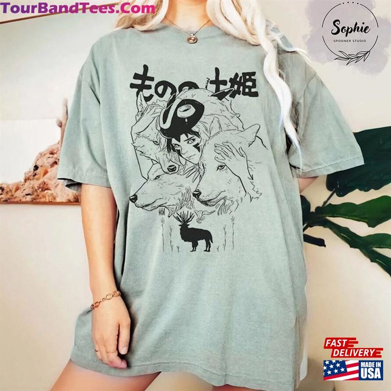 Princess Mononoke T-Shirt Ghibli Shirt Hayao Miyazaki Sweatshirt Hoodie 29Uf164289 – Utopia Fashion