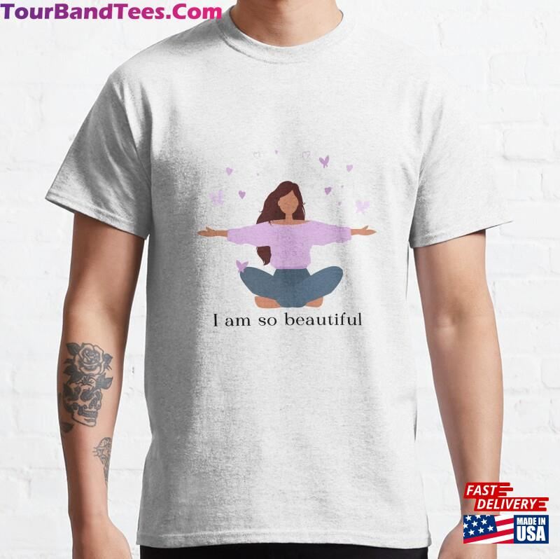 Quot I Am So Beautiful Positive Affirmation Sticker Sweatshirt T-Shirt 29Uf164510 – Utopia Fashion