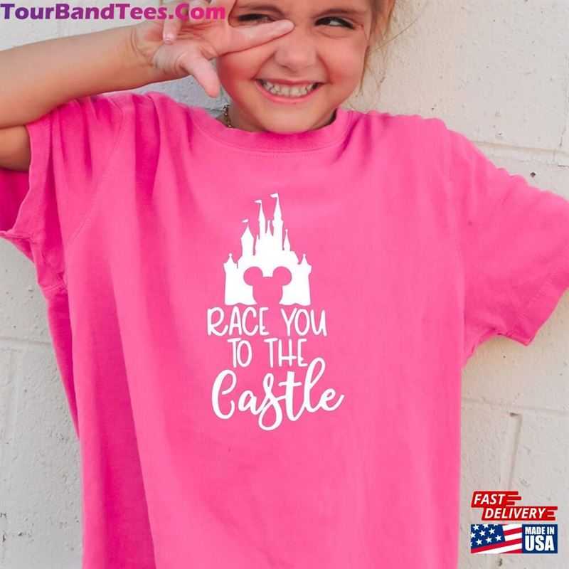 Race You To The Castle Shirt Comfort Colors Disney Holiday T-Shirt Hoodie 29Uf152480 – Utopia Fashion