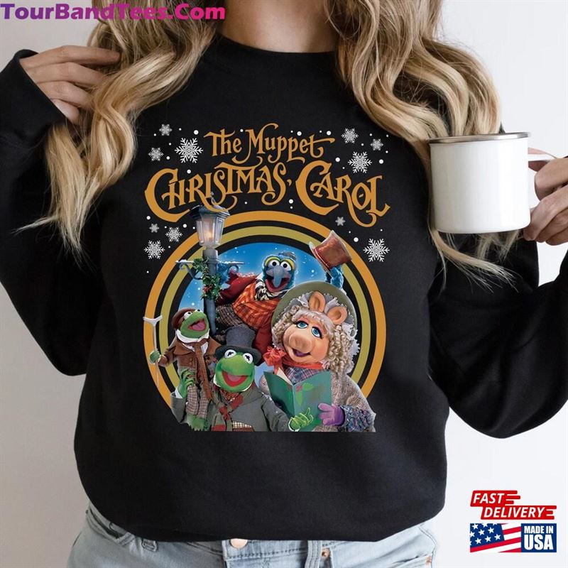 Retro 90S The Muppet Christmas Carol Characters Group T-Shirt Kermit Frog Gonzo Miss Piggy Xmas Movie Vintage Tee Classic 29Uf152508 – Utopia Fashion