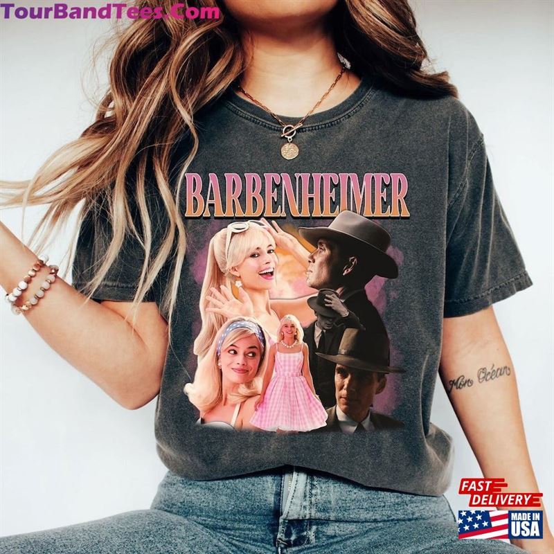 Retro Barbenheimer T-Shirt Barb Oppenheimer Shirts With Shirt Hoodie 29Uf147169 – Utopia Fashion