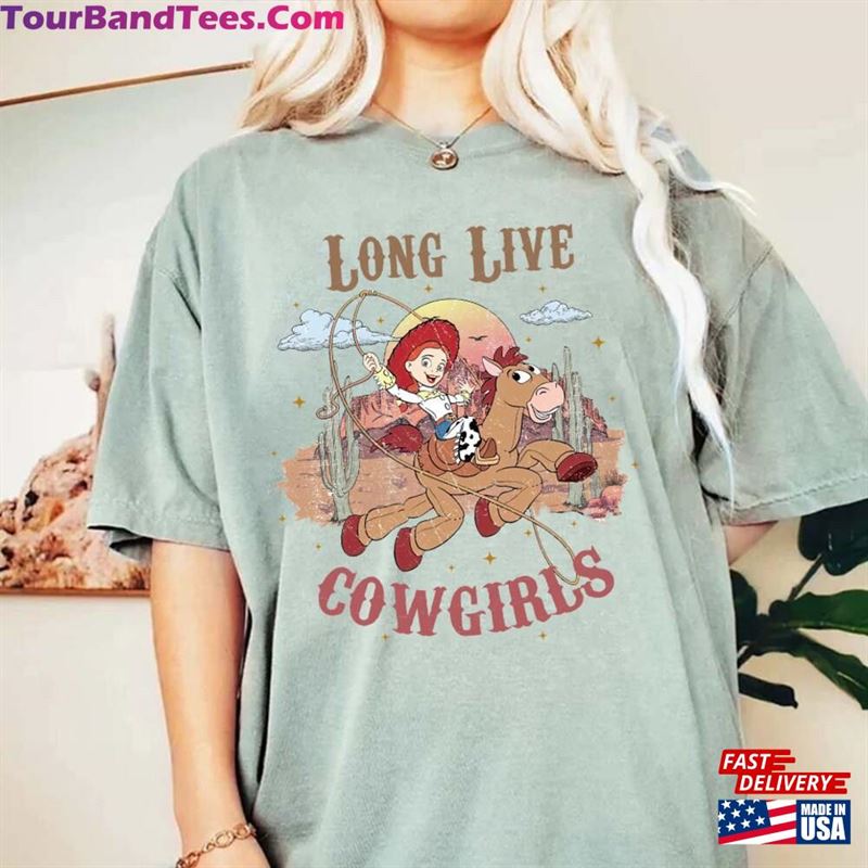 Retro Disney Toy Story Jessie Shirt Long Live Cowgirls And Bullseye Disneyworld Classic Sweatshirt 29Uf142288 – Utopia Fashion