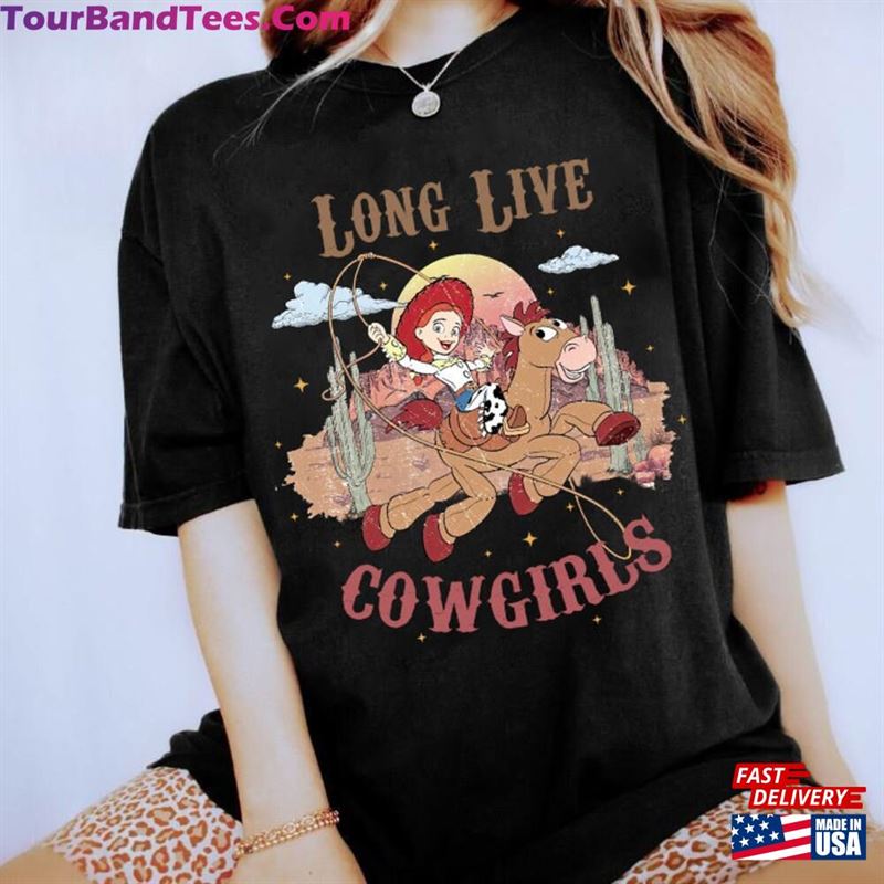 Retro Disney Toy Story Jessie Shirt Long Live Cowgirls And Bullseye Disneyworld Classic Sweatshirt 29Uf142288 – Utopia Fashion