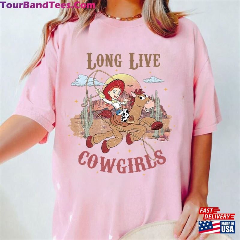 Retro Disney Toy Story Jessie Shirt Long Live Cowgirls And Bullseye Disneyworld Classic Sweatshirt 29Uf142288 – Utopia Fashion