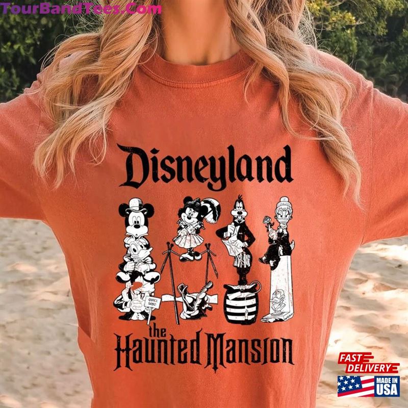 Retro Disneyland The Haunted Mansion Shirt Vintage Disney Halloween Stretching Room Unisex Hoodie 29Uf147395 – Utopia Fashion