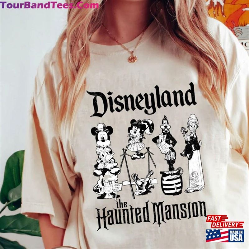 Retro Disneyland The Haunted Mansion Shirt Vintage Disney Halloween Stretching Room Unisex Hoodie 29Uf147395 – Utopia Fashion