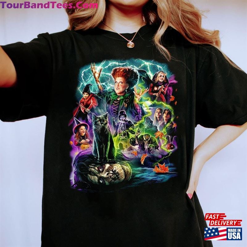 Retro Hocus Pocus Shirt Vintage Sanderson Sisters Sweatshirt 90S Halloween Movie Classic Unisex 29Uf157471 – Utopia Fashion