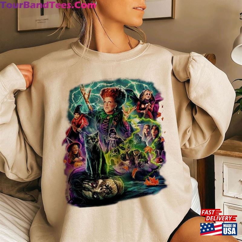 Retro Hocus Pocus Shirt Vintage Sanderson Sisters Sweatshirt 90S Halloween Movie Classic Unisex 29Uf157471 – Utopia Fashion