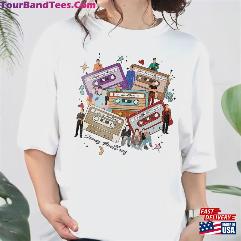 Retro Jonas Brothers Cassette Shirt Nick Joe Kevin T-Shirt Merch Sweatshirt Classic 29Uf163925 – Utopia Fashion