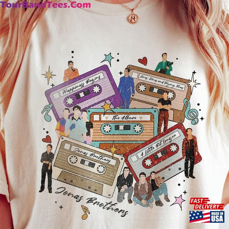 Retro Jonas Brothers Cassette Shirt Nick Joe Kevin T-Shirt Merch Sweatshirt Classic 29Uf163925 – Utopia Fashion