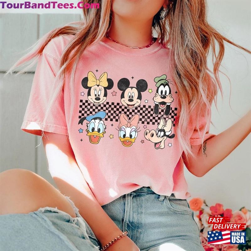 Retro Mickey And Friends Shirts Disney Checkered Women Disneyworld Shirt Classic Unisex 29Uf163697 – Utopia Fashion