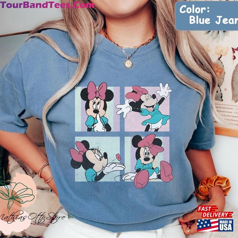 Retro Minnie Mouse Comfort Colors Shirt Disney World Trip Classic Hoodie 29Uf164146 – Utopia Fashion