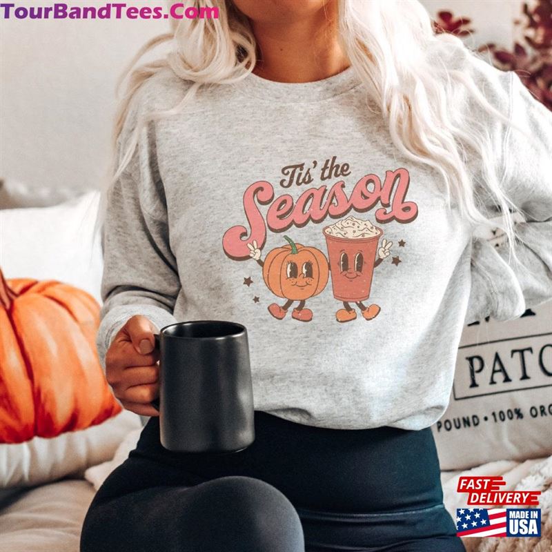 Retro Tis The Season Sweatshirt Fall Sweatshirts Pumpkin Spice Unisex Classic 29Uf142506 – Utopia Fashion