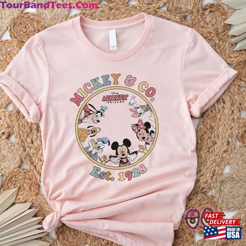 Retro Vintage Disney Mickey Co Est Shirt And Friends Unisex Sweatshirt 29Uf147144 – Utopia Fashion