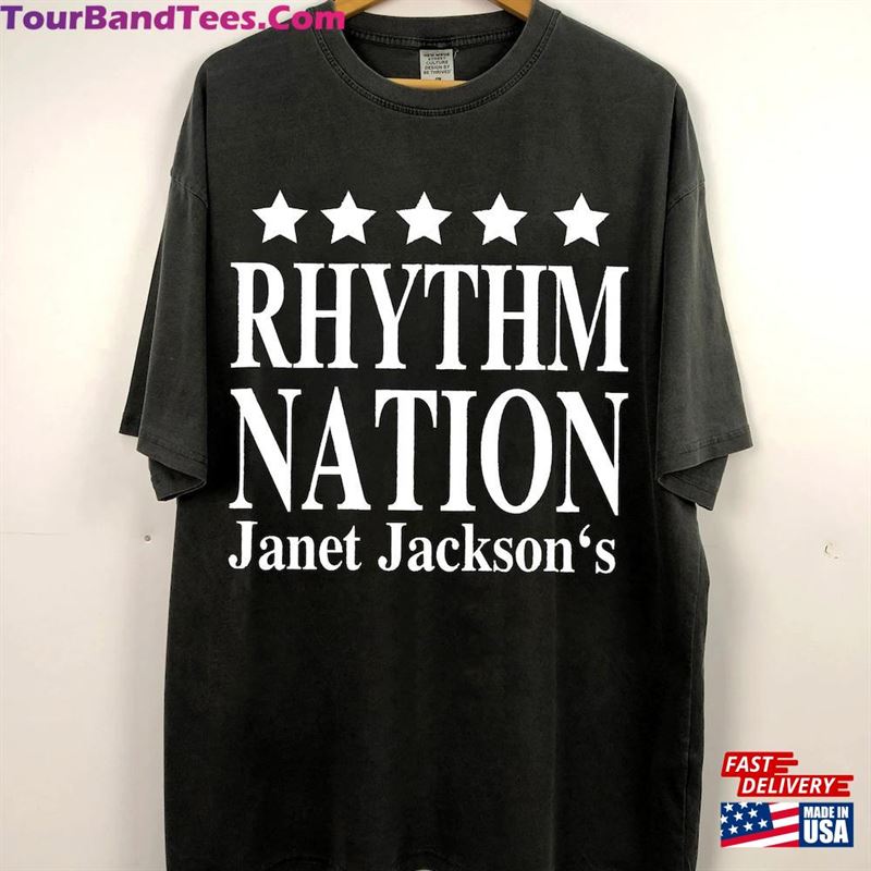 Rhymthm Nation Janet Jackson’S T-Shirt Tour T Sweatshirt 29Uf164228 – Utopia Fashion