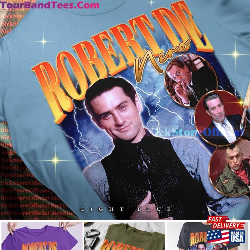 Robert De Niro Vintage Shirt Homage T-Shirt Fan Tees Hoodie Sweatshirt 29Uf147226 – Utopia Fashion