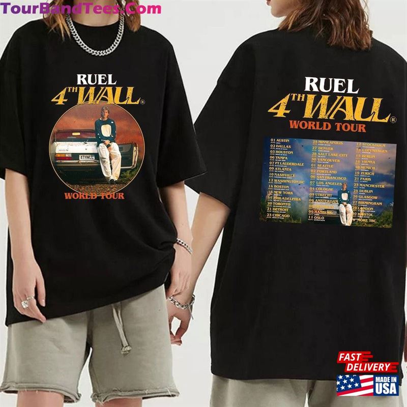 Ruel 4Th Wall World Tour Shirt Fan Concert Unisex T-Shirt 29Uf162962 – Utopia Fashion