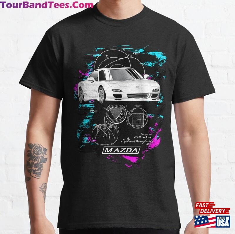 Rx7 Fd Retro Vintage Mazda Rotary Powered Wankel Jdm Classic T-Shirt Hoodie 29Uf147356 – Utopia Fashion