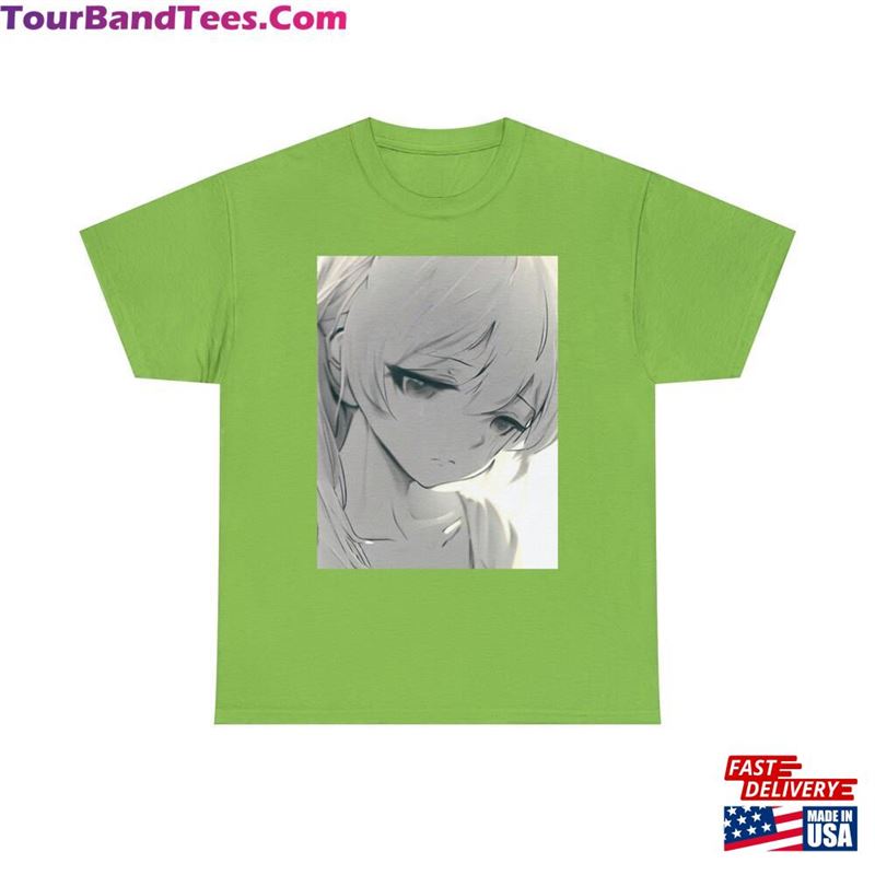 Sad Anime Girl Over Exposure Sketch Unisex Heavy Cotton Tee T-Shirt Sweatshirt 29Uf147318 – Utopia Fashion