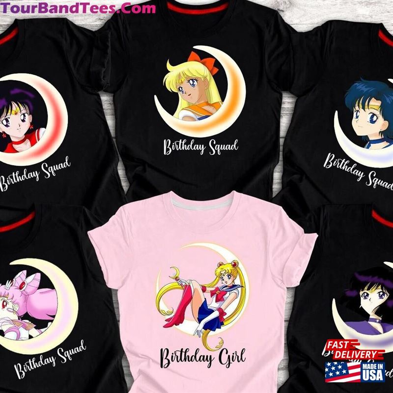 Sailor Moon Shirt Bride Birthday Girl Tank Top Classic Sweatshirt 29Uf142532 – Utopia Fashion