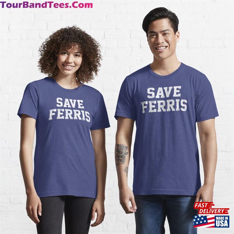 Save Ferris Distressed Essential T-Shirt Sweatshirt 29Uf163036 – Utopia Fashion