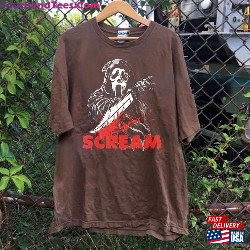 Scary Movie Shirt Scream Vintage Halloween T-Shirt Sweatshirt 29Uf157423 – Utopia Fashion