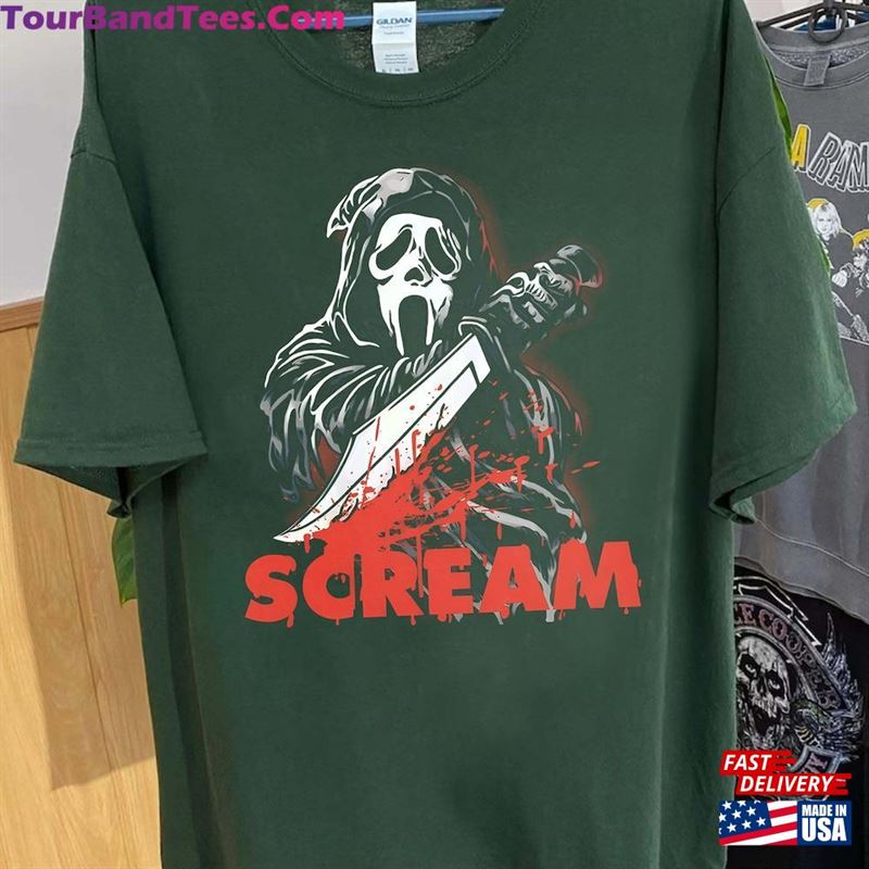 Scary Movie Shirt Scream Vintage Halloween T-Shirt Sweatshirt 29Uf157423 – Utopia Fashion