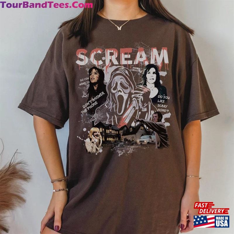 Scream Vintage Halloween Shirt Horror Movie Ghostface Shirts Hoodie Unisex 29Uf157474 – Utopia Fashion