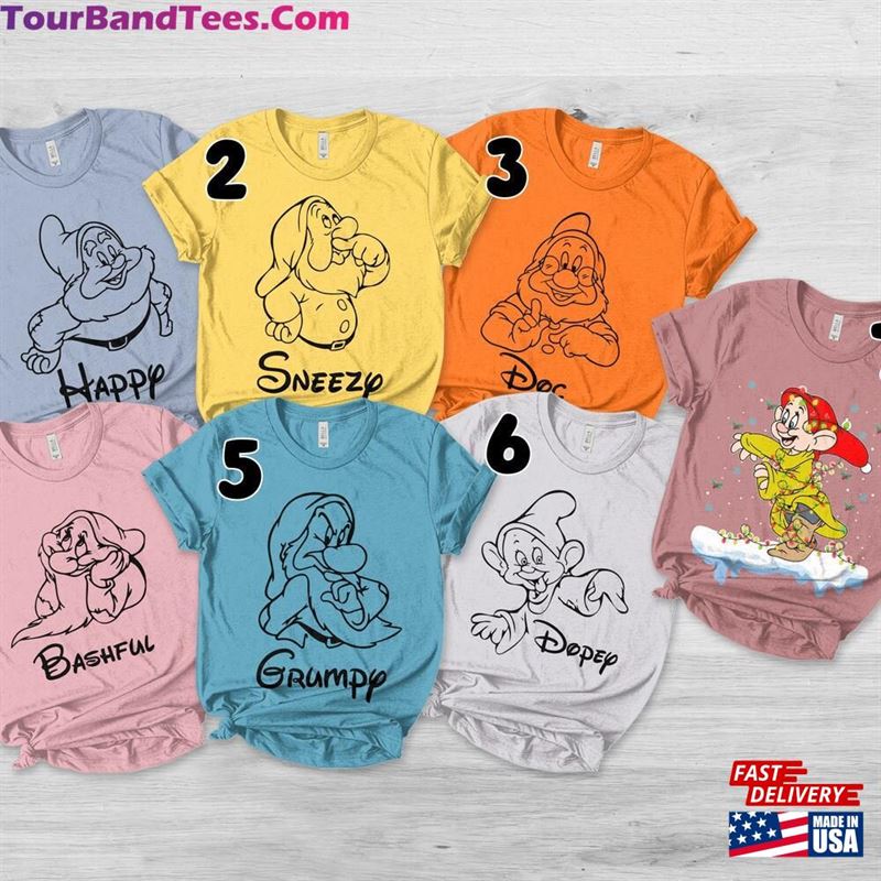 Seven Dwarfs Shirts Disney Group T-Shirt Sweatshirt 29Uf163409 – Utopia Fashion