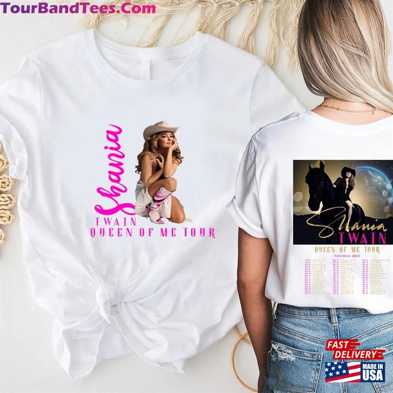 Shania Twain Queen Of Me Tour T-Shirt Shirt Sweatshirt Classic 29Uf163420 – Utopia Fashion