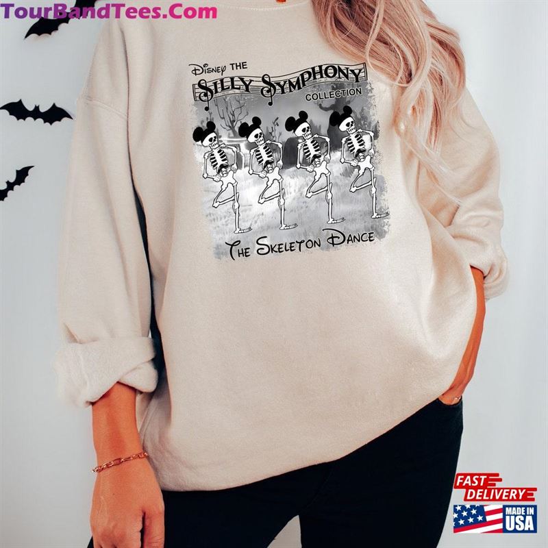 Silly Symphony The Skeleton Dance Halloween Disney Sweatshirt Trip Shirt T-Shirt Unisex 29Uf147481 – Utopia Fashion