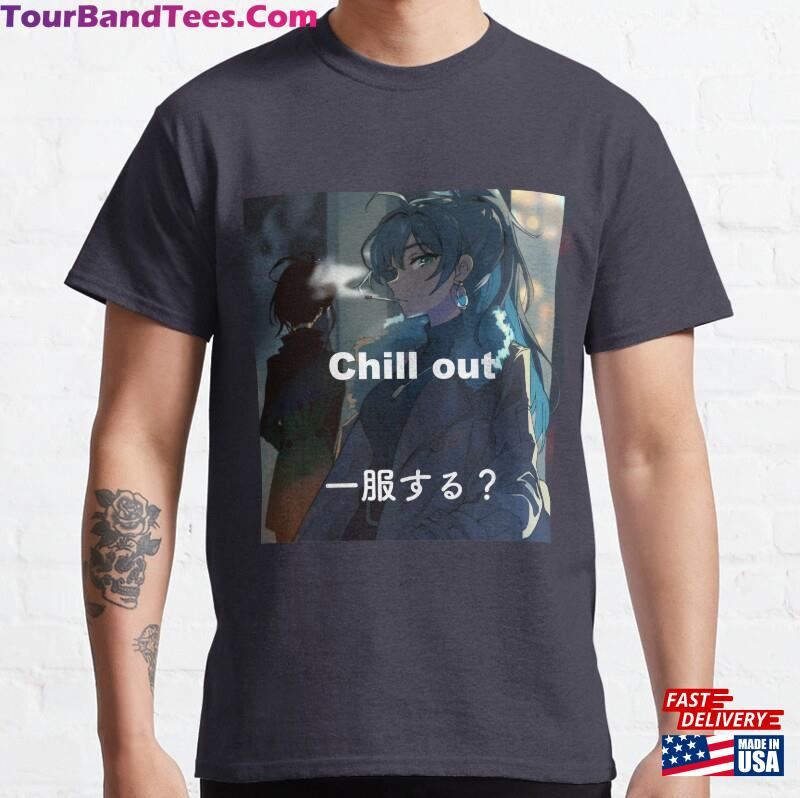 Smokin’Anime Girl Classic T-Shirt Unisex 29Uf164620 – Utopia Fashion