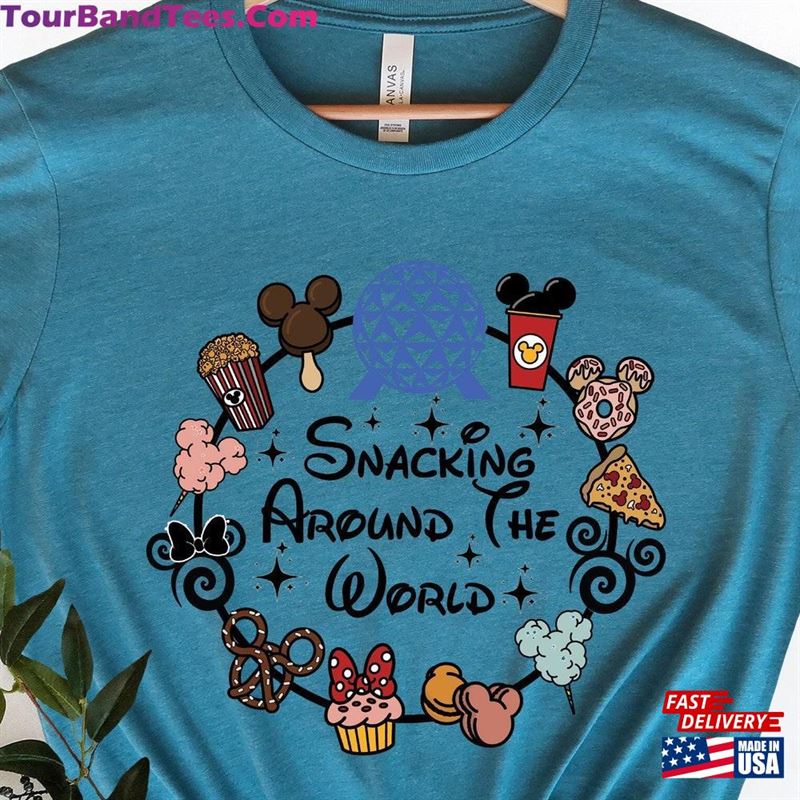 Snacking Around The World Shirt Disney Snacks Family Sweatshirt Unisex 29Uf157558 – Utopia Fashion