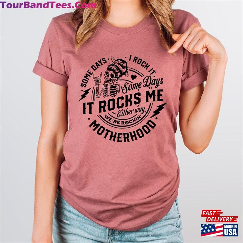 Some Days I Rock It Rocks Me Shirt Motherhood Rocking Classic Sweatshirt 29Uf142459 – Utopia Fashion