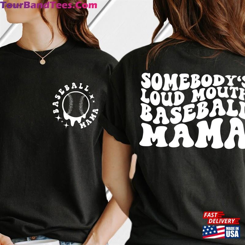 Somebody’S Loud Mouth Baseball Mom Tshirt Mother Shirt Unisex Hoodie 29Uf163713 – Utopia Fashion