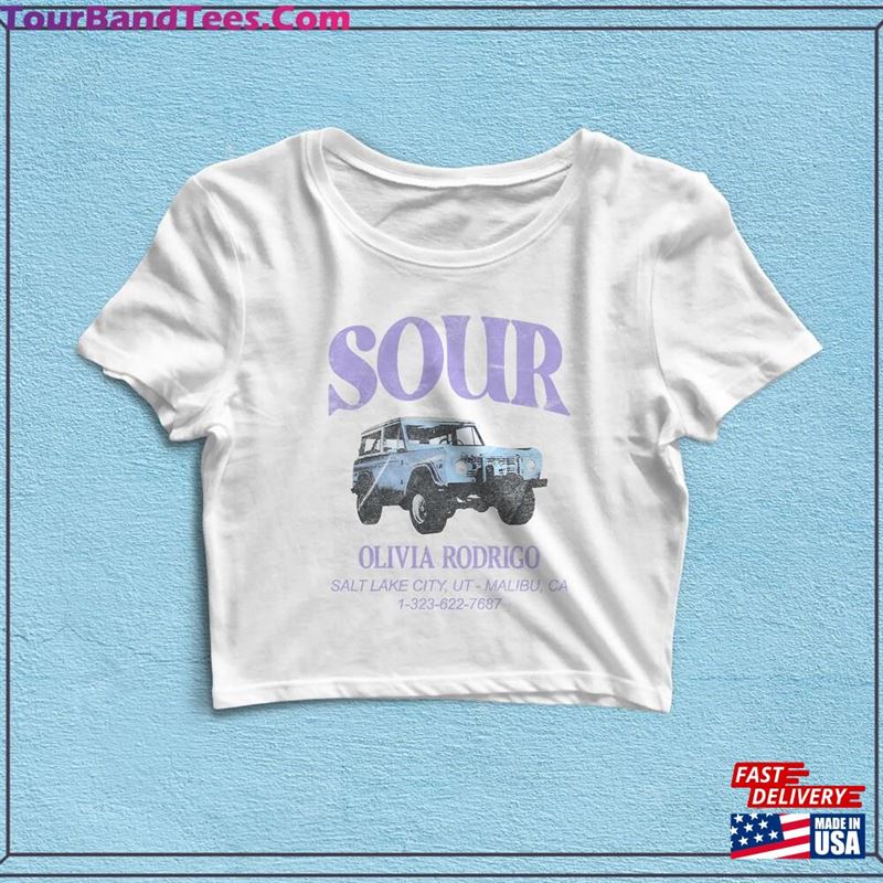 Sour Tour Car Graphic Crop Top Music Shirt Women Shirts Unisex Hoodie 29Uf152606 – Utopia Fashion