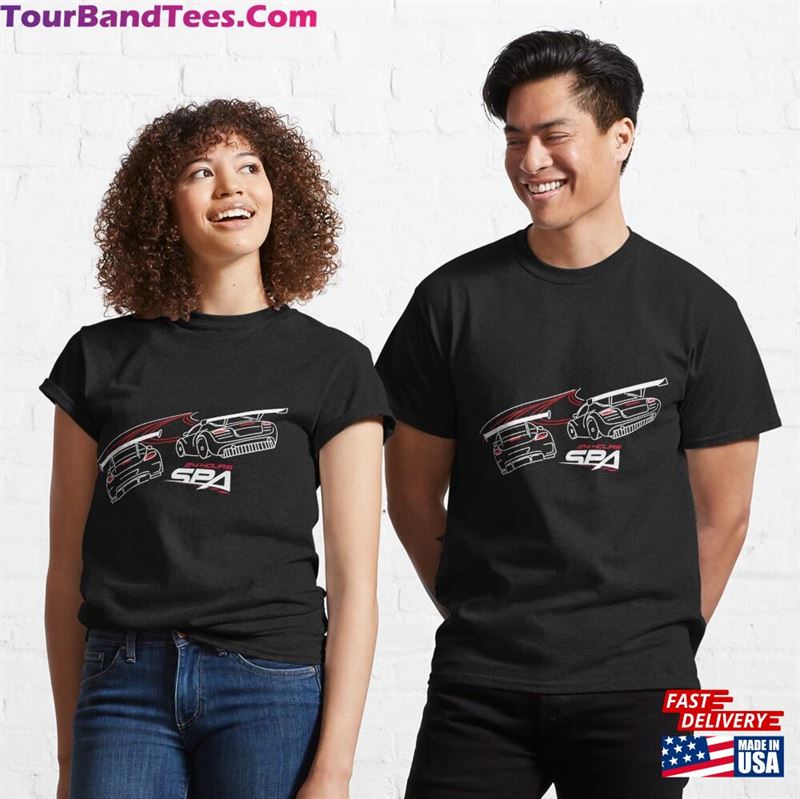 Spa Francorchamps Hour Racing Action Cars On Track T-Shirt Classic Unisex 29Uf163542 – Utopia Fashion