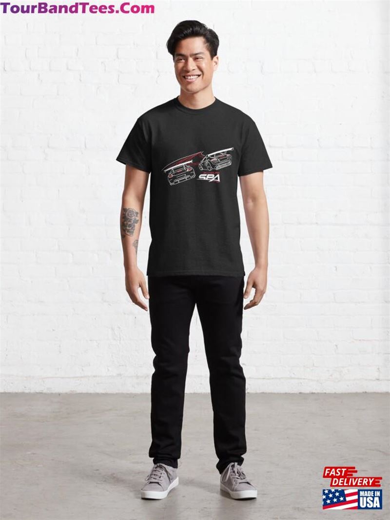 Spa Francorchamps Hour Racing Action Cars On Track T-Shirt Classic Unisex 29Uf163542 – Utopia Fashion