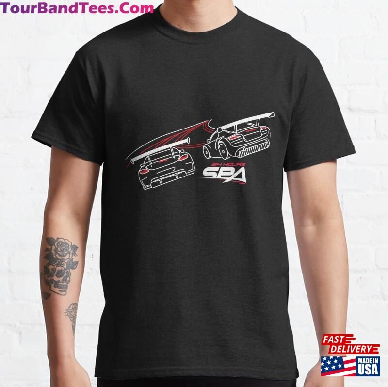 Spa Francorchamps Hour Racing Action Cars On Track T-Shirt Classic Unisex 29Uf163542 – Utopia Fashion