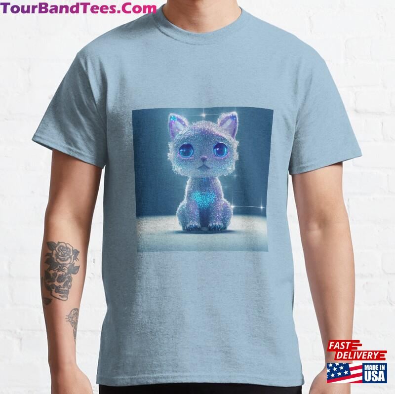 Sparkle Cat Classic T-Shirt Unisex 29Uf163848 – Utopia Fashion