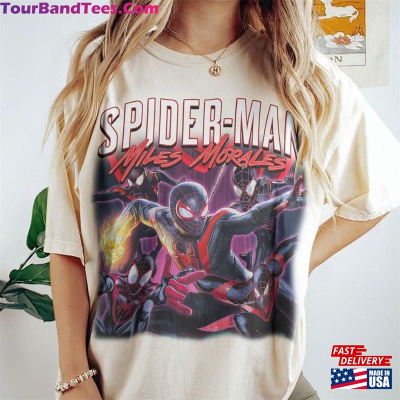 Spider Man Miles Morales 90S Vintage Shirt Across The Universe Movie Unisex Sweatshirt 29Uf142252 – Utopia Fashion