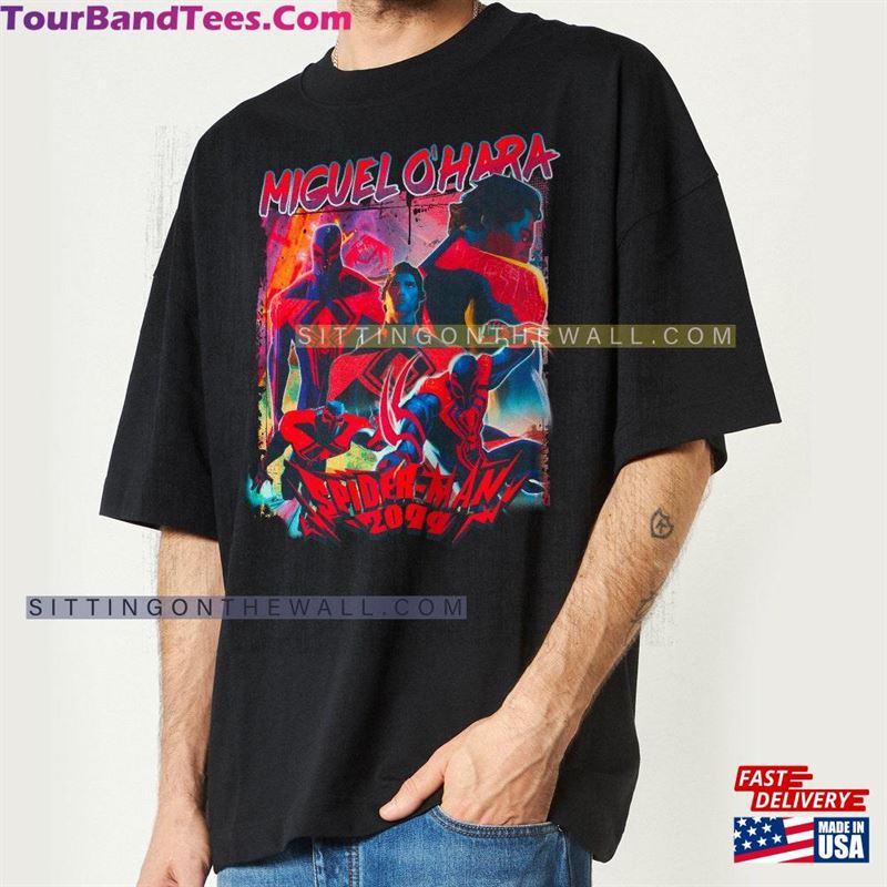 Spiderman Miguel O’Hara T-Shirt Spider Man Across The Sweatshirt 29Uf152404 – Utopia Fashion