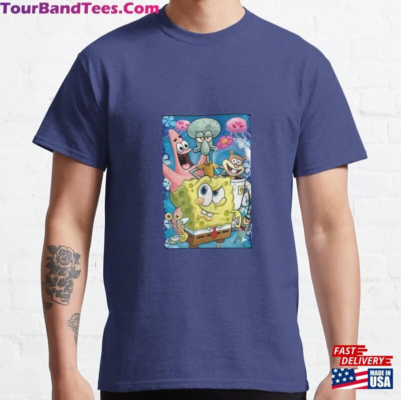 Spongebob Squarepants Classic T-Shirt Sweatshirt 29Uf147026 – Utopia Fashion