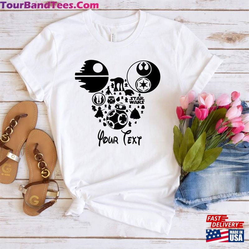 Star Wars Mickey Mouse Tees Head Shirt Disney Family Trip Shirts Sweatshirt T-Shirt 29Uf142143 – Utopia Fashion