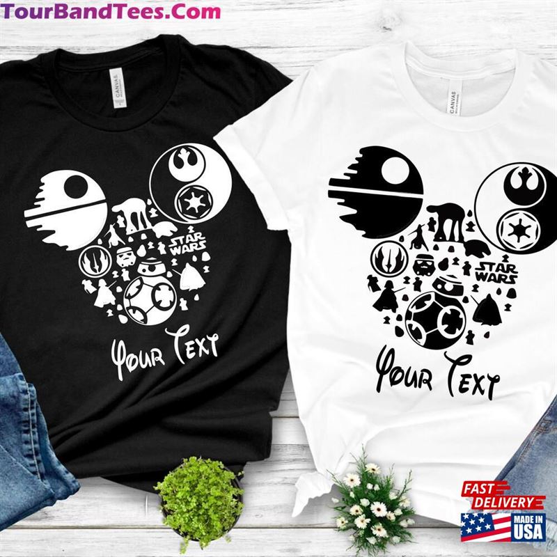 Star Wars Mickey Mouse Tees Head Shirt Disney Family Trip Shirts Sweatshirt T-Shirt 29Uf142143 – Utopia Fashion