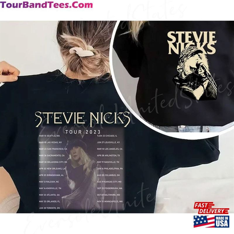 Stevie Nicks Tour T-Shirt Fleetwood Mac Band Shirt Rock Music Swweatshirt Sweatshirt 29Uf163821 – Utopia Fashion