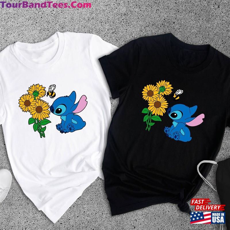 Stitch And Sunflower Shirt Disney Family Unisex Hoodie 29Uf163726 – Utopia Fashion